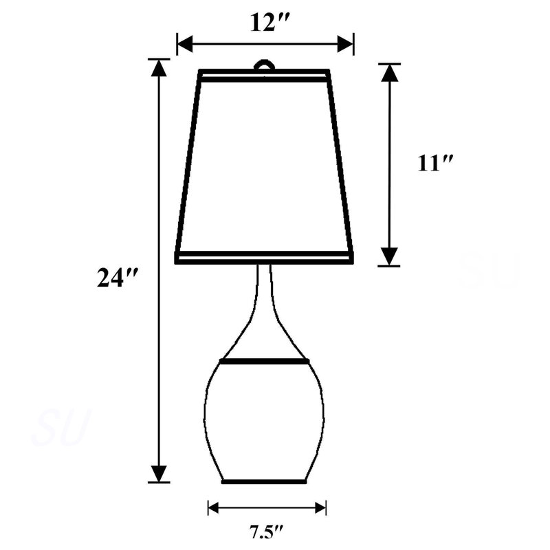 Ensemble de 2 lampes de table Droplet