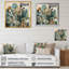 «Khingston Orange and Green Abstract Bohemia III», reproduction sur toile-88533162-110956313