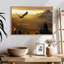 Aigle royal au coucher du soleil-212658369-212658383