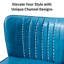 Chaise d'appoint rembourrée en similicuir pour salon, chambre à coucher-367096541