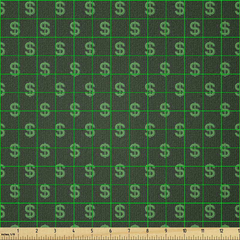 Devrim Monetary Sign of USA Multi-Purpose Fabric