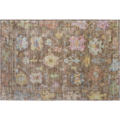 Premium Machine Washable Mayfield AMF2234 Global Rug