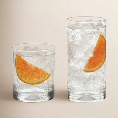 Libbey Impressions 16-Piece Tumbler and Rocks Glass Set