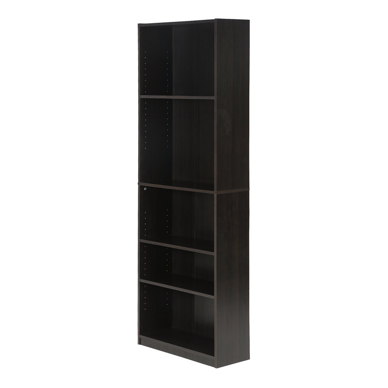 180.8cm H x 62.9cm W Standard Bookcase, Blackwood