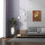 «Peach Roses On Red 1» par Danhui Nai, art mural sur toile-108585083