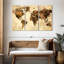 Ensemble de carte du monde rustique sur toile 3 pièces-560520609