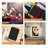 Zoria Rectangle Rechargeable LED Lighted Portable Travel Folding Makeup Mirror-1781796339