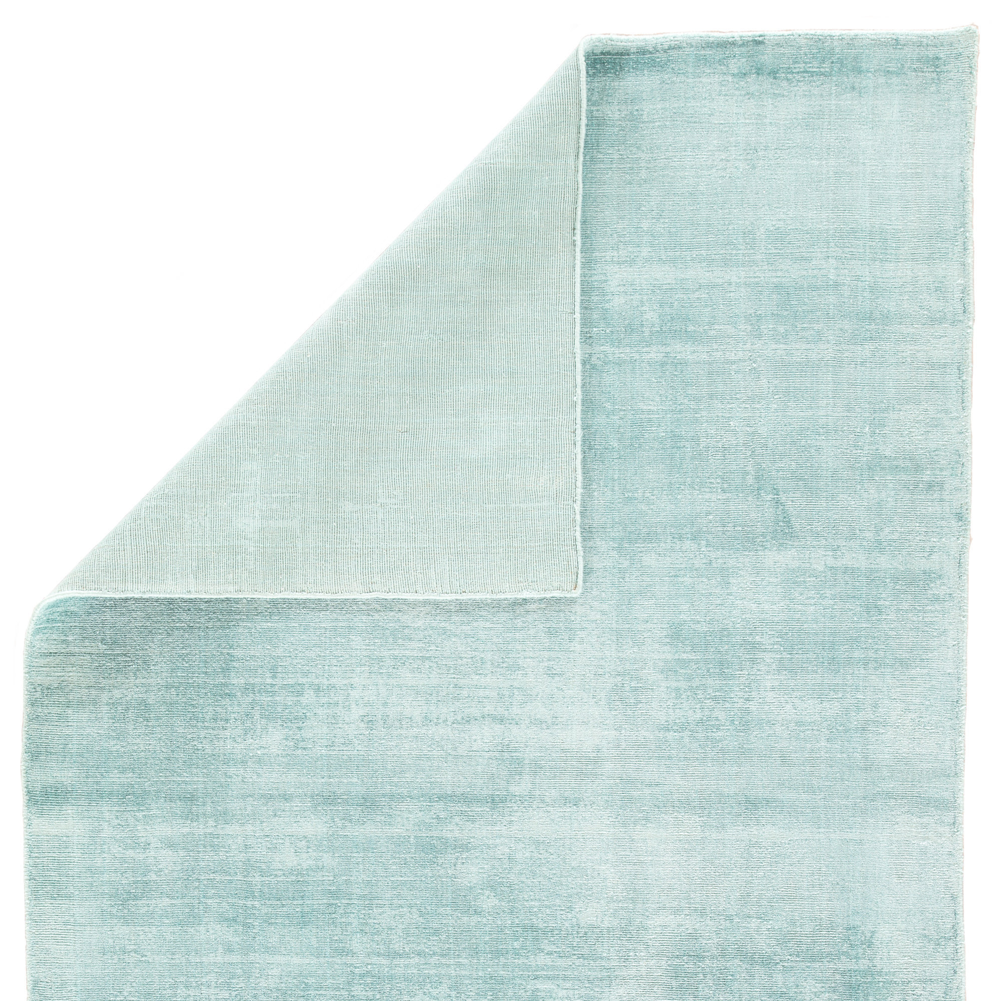 Owens Handmade Viscose Aqua Blue Rug, Rectangle 12' x 15'