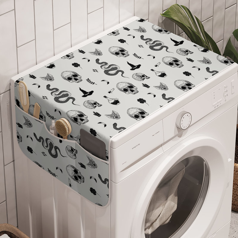 Machine à laver Ambesonne Skull, paquet de 2, 47 po x 18,5 po