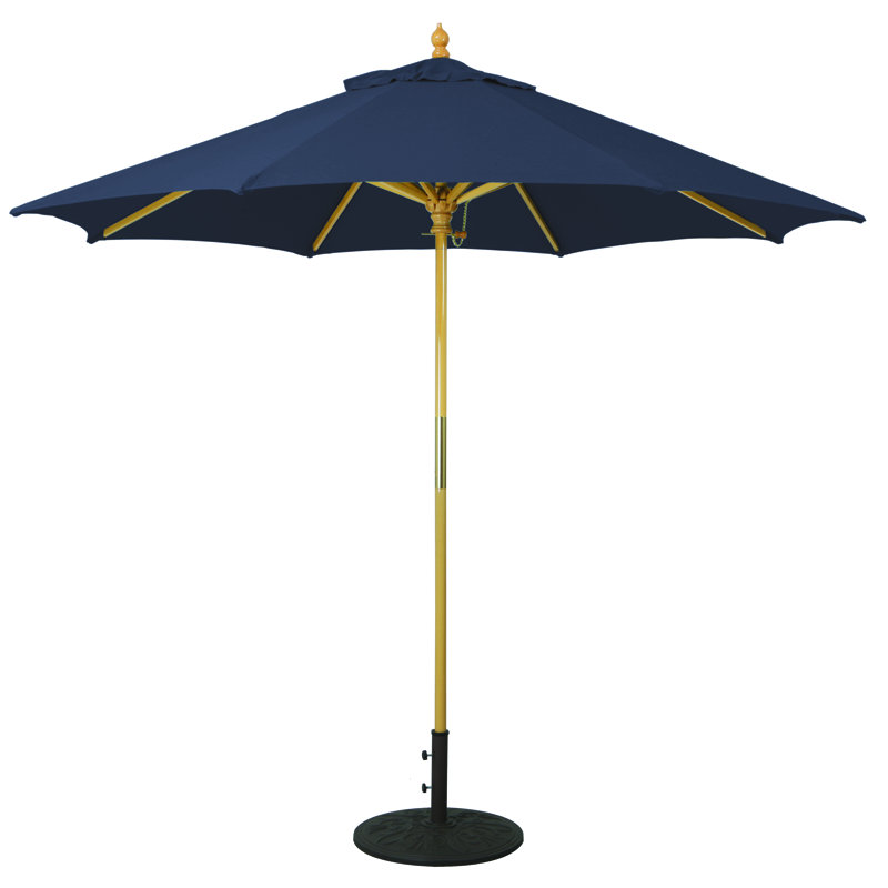 Parasol de marché 9 pi Nadasha, Spectre indigo Sunbrella® toile