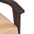 Brown Club Chair Pair - Tough Pe And Iron, Waterproof Fabric Secured, Finish Ornamented, 27.52 In. Depth, 28.26 Width, 32.34 Height, 24.25 Lb Weight To Weather , Iron Construction, Textile 27.52" D X