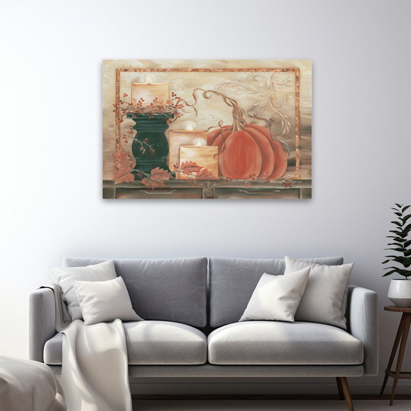 Lumières d'automne - Art contemporain d'automne, H 32 po x l 48 po
