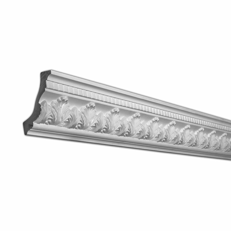 Couronne Acanthus H 4 1/2 po x l 94 1/2 po x P 3 1/8 po, Paquet de 9