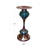 Glass, Metal Tabletop Candlestick