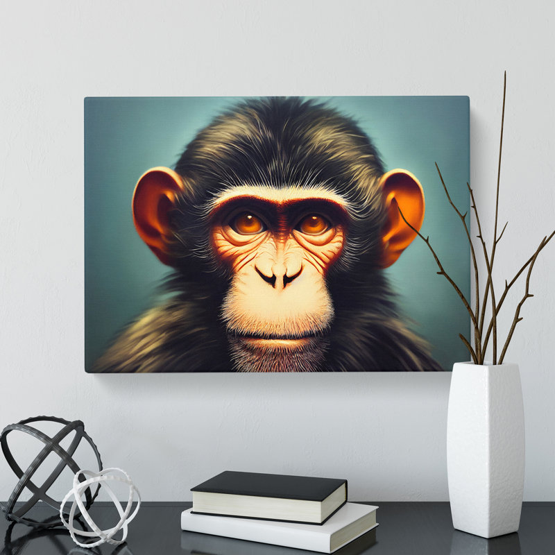 Monkey Vol.1 - Wrapped Canvas, 35cm H x 50cm W x 3cm D