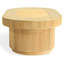 Table basse ovale en rotin Kenzo