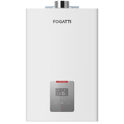 5.1 GPM 120,000 BTU Indoor Natural Gas Tankless Water Heater -  FOGATTI, FDG420IN-CS120-NG