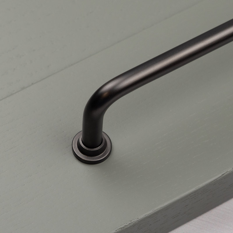 Dark Bronze Slim Pipe D-Bar Handles, 160mm