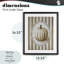 «Beige Stripes», reproduction sous verre encadrée par Arlington Prints-356492176-356492180