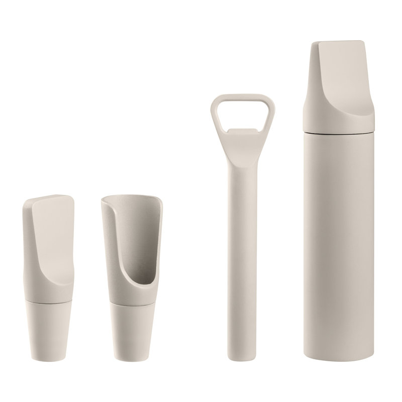 Ensemble de 4 accessoires pour le vin Ilo, Beige