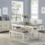 Table de salle à manger rectangulaire L 72,09 po x l 40,09 po Alegandro