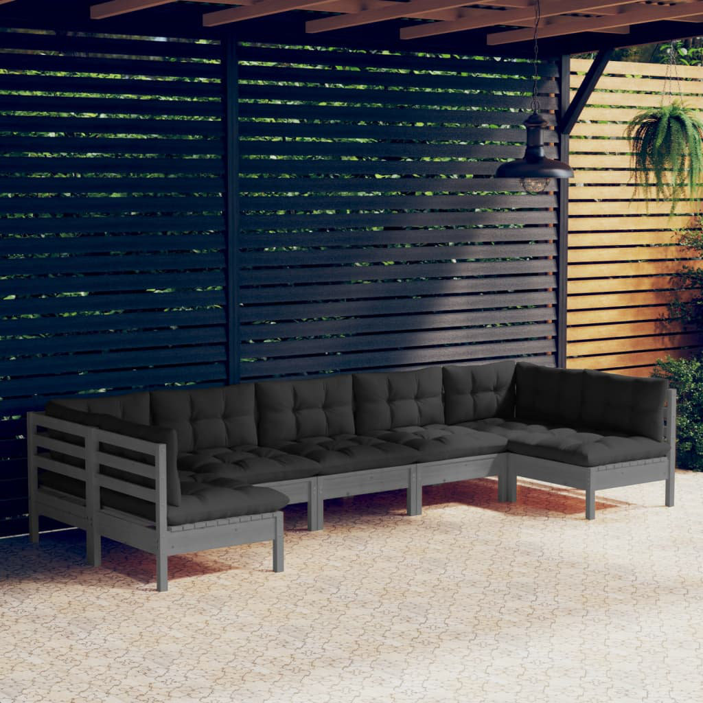 Gartenecksofa Hsu mit Kissen