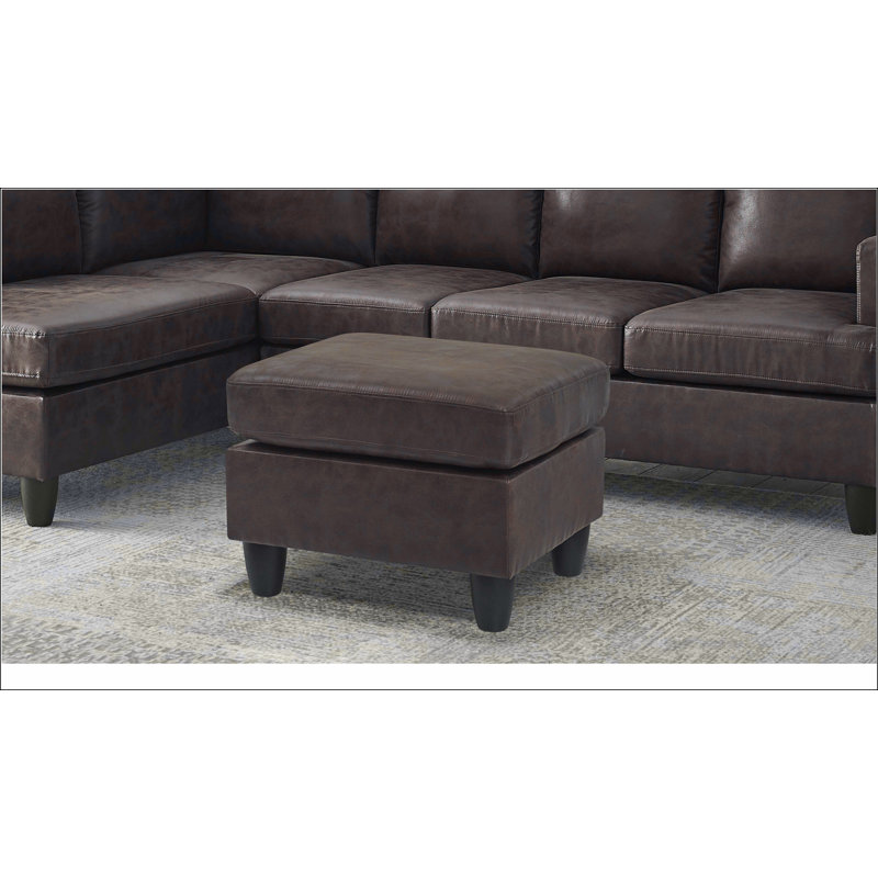 Repose-pieds Sierra, Marron foncé