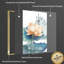 Luxueux aluminium encadré, ensemble de 3 reproductions d'art encadrées sur toile 1-682192824-682192827