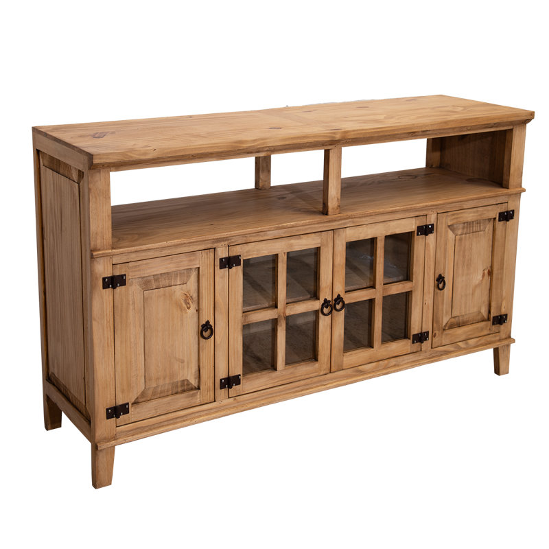 Meuble télé Medio Hacienda, Naturel, H 36 po x L 60 po x l 17 po