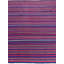 Tapis carré décoratif turc Kilim vintage en laine tissée à plat, motif géométrique des années 1950, 152 x 152 cm.