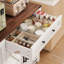 70.87" Farmhouse Kitchen Pantry Cabinet with Drawer & Doors-91774156