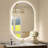 Woodcroft Brighten Your Bathroom with our Smart LED Bluetooth Oval Mirror