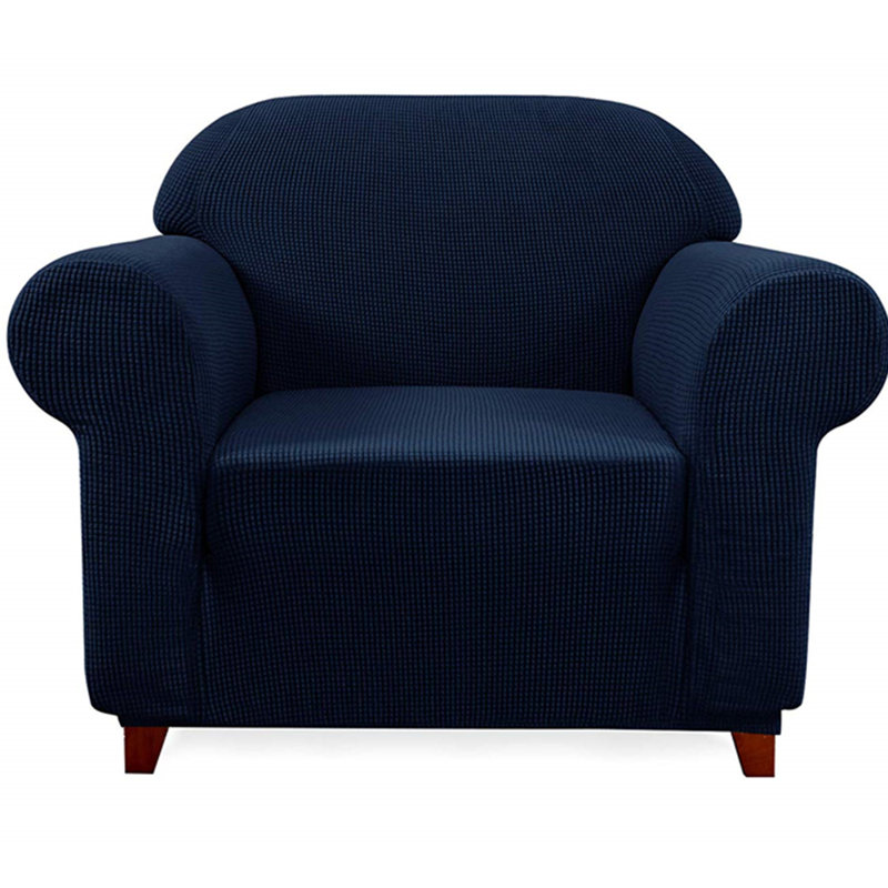 Housse pour fauteuil Elegant, Bleu foncé