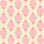 Papier peint moderne Mid Century Modern - cercles roses et pêche rétro