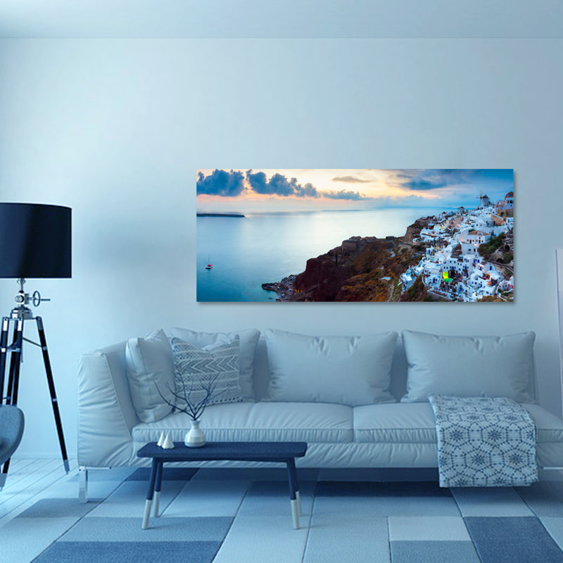 Spectacular Santorini - Photographie sans cadre, Aluminium