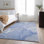 Premium Machine Washable Cerrito AMF510 Blue Rug