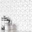 Metro Rhombus 10-1/2 " x 12-1/8 " Porcelain Mosaic Floor & Wall Tile-2066442835