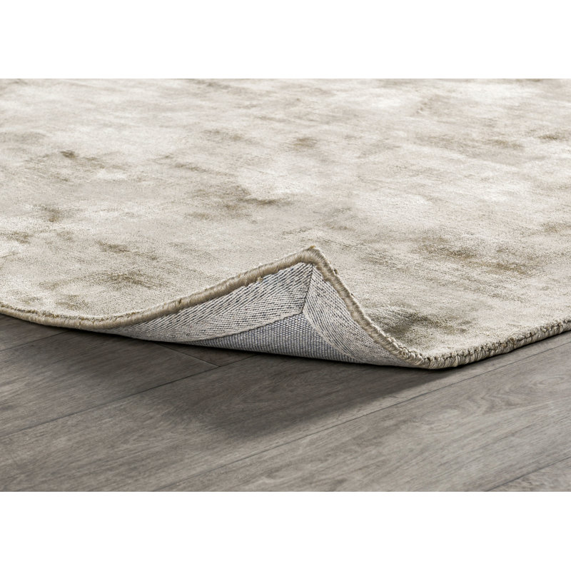 Tapis gris tissé à la main Asman, Rectangle 8 pi x 10 pi