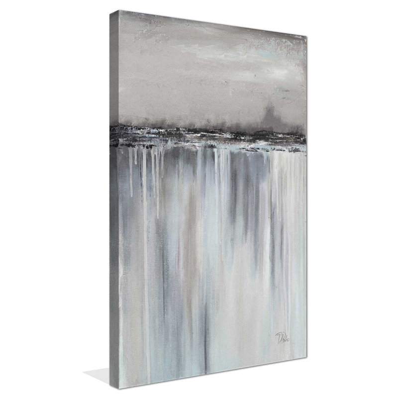 Paysage II - Reproduction d'art sur toile tendue, H 48 po x l 28 po x P 1,5 po