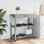Chariot de cuisine en bois massif vidaXL 33,1 po x 15,7 po x 34,8 po vidaXL