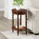 Moravian Oval End Table with Shelf