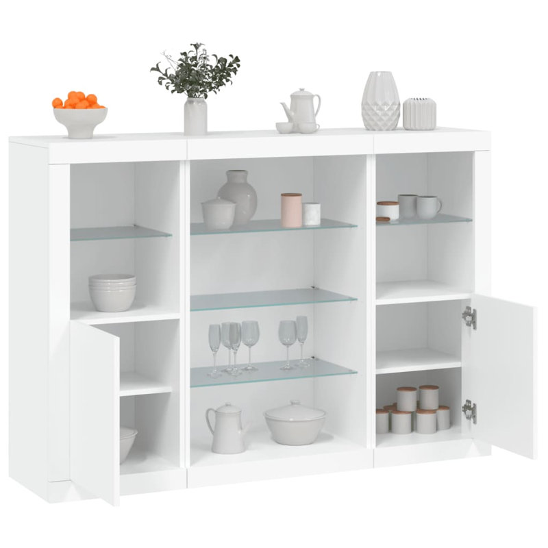 Badgeley 142.5cm Sideboard, White