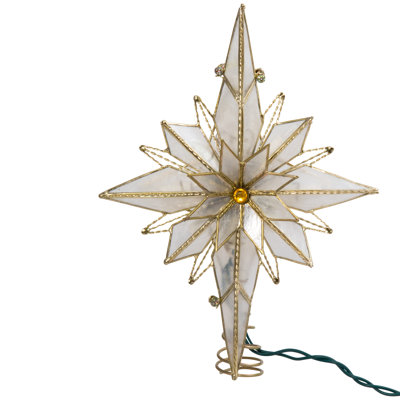 Bethlehem 10.5'' Caps Christmas Lighted Tree Topper