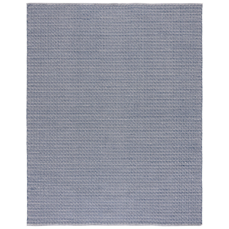 Absaln Hand Woven Cotton Geometric Rug, Rectangle 8' x 10'