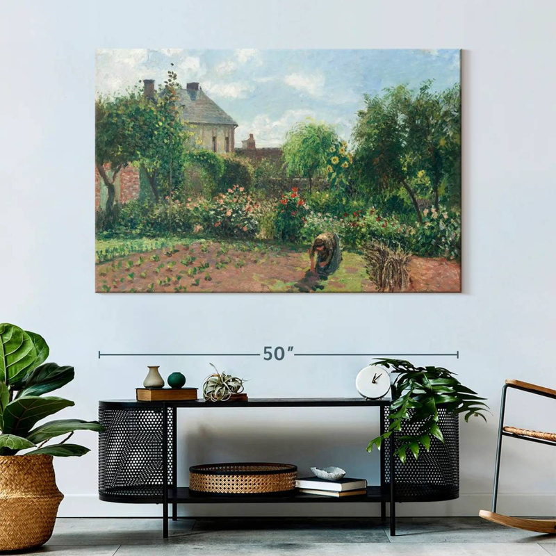 Senne, jardin de l'artiste à Eragny, 1898, H 34 po x l 51 po