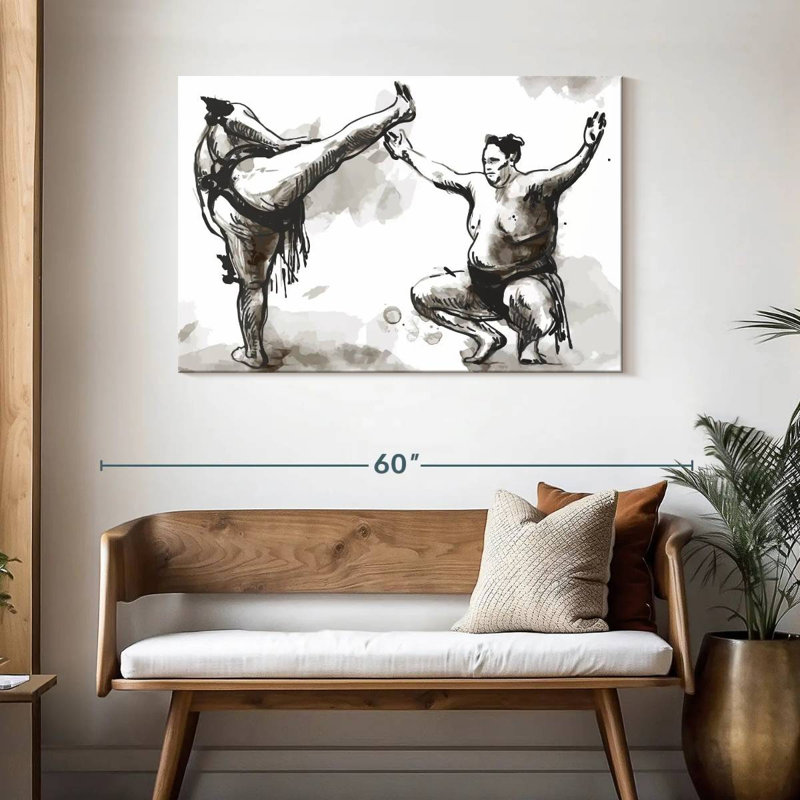 Sumo, 30" H x 45" W