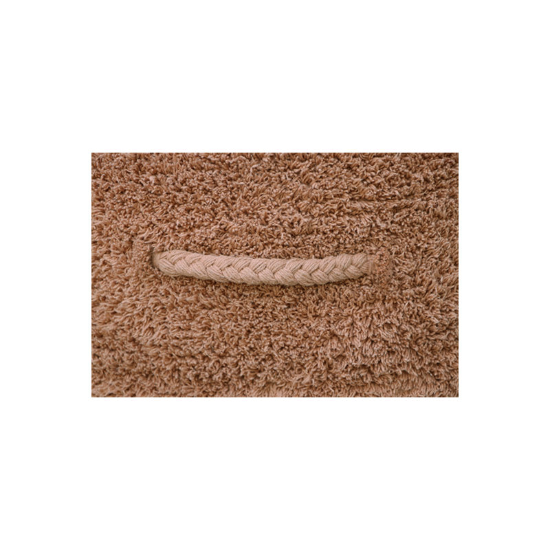 Pyjama Party Round Pouf, Chestnut