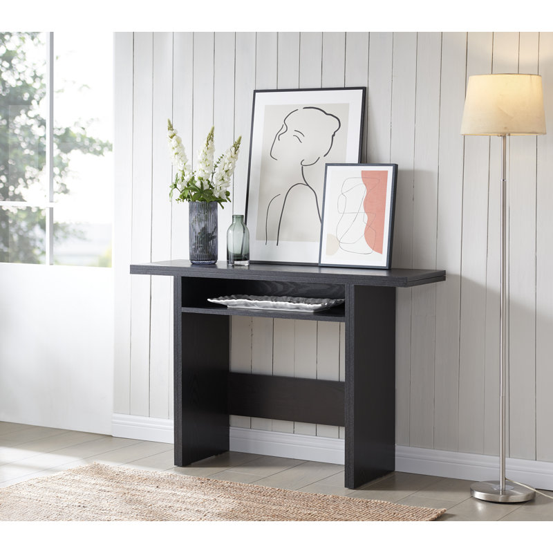 Abay Extendable Dining Table, Black