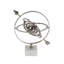 Sculpture sphère armilaire en aluminium Mattei