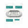 67'' acrylic freestanding bathtub with unique diamond pattern design: spacious oval shape, finish, brushed nickel overflow and pop-up drain CUPC Certificate
